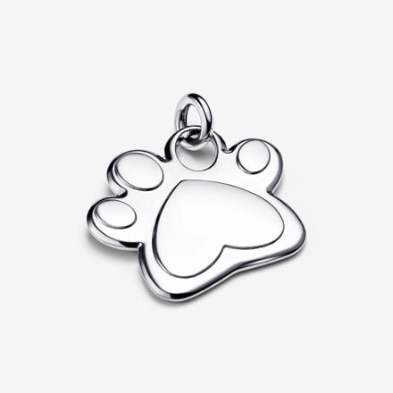Engravable Paw Pet Collar Tag