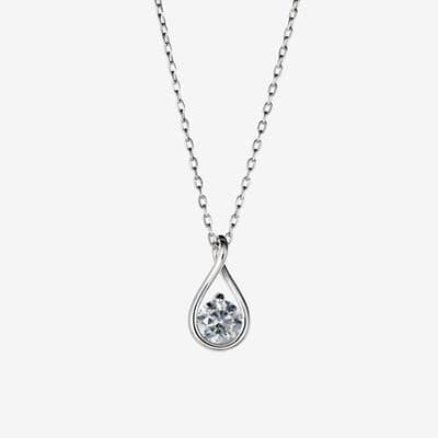 Pandora Large Pandora Brilliance 0.75 Carat Pendant & Necklace 359470C01 359470 — Foto 1 von 1
