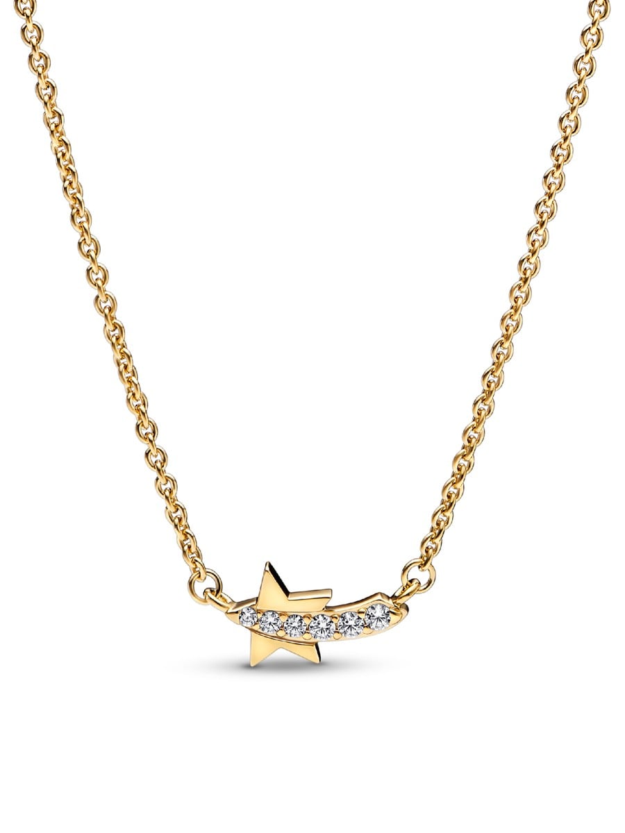 Shooting Star Pave Collier Necklace