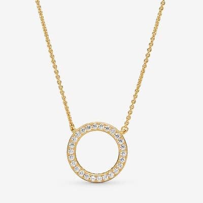 Pandora Circle of Sparkle Necklace 368651C01 368651 — Foto 1 von 1