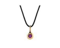 Pandora Pendant 18K 3mm AMP w/ Black Silk Cord 370102AMP 37102AMP — Foto 1 von 1