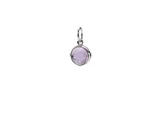 Silver Pendant with Amethyst