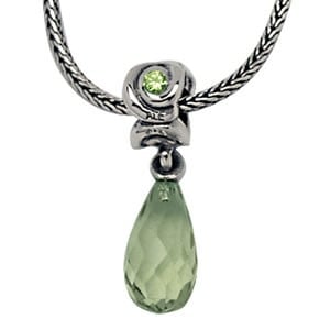 Silver Chain with Cubic Zirconia
