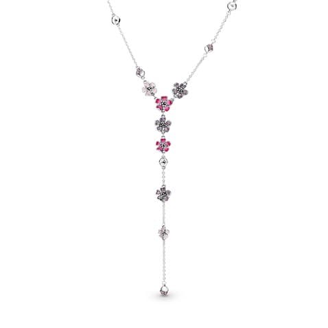 Pandora Peach Blossom Flower Necklace 398074NCCMX 398074 — Foto 1 von 1