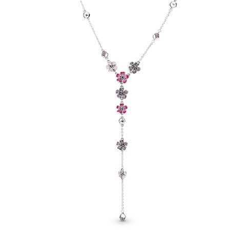 Peach Blossom Flower Necklace