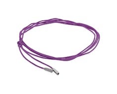 Fabric Cord with Silver Ends