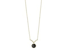14ct Gold and Melanite Pendant