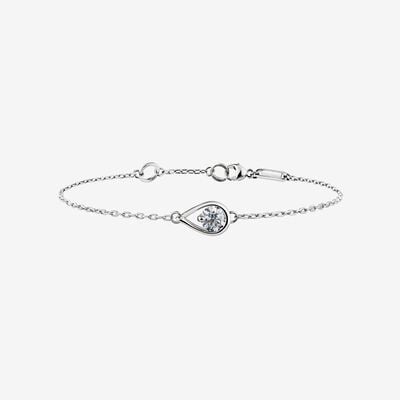Pandora Infinite 14K White Gold Lab Grown Diamond Chain Bracelet