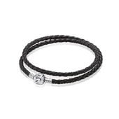 Double leather bracelet