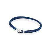 Fabric Cord Bracelet, Dark Blue