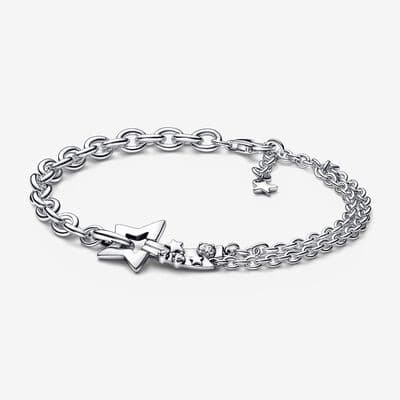 Pandora Shooting Star Double Chain Bracelet 592409C01 592409 — Foto 1 von 1