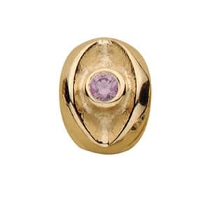 Pandora 14K Gold Eye with Amethyst CZ Charm 75215 ACZ / 750215ACZ 75215 ACZ / 750215ACZ / 750215A — foto 1 de 2