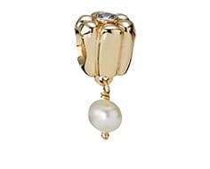 Pandora 14K Gold Hanging Pearl Charm 75238LCZ / 750238LCZ 75238LCZ / 750238LCZ / 750238L — Foto 1 von 3