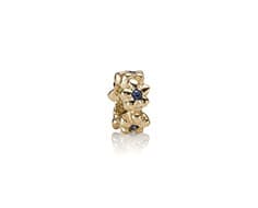 Pandora 14K Gold Flower Spacer with Sapphires 75436 SA / 750436SA 75436 SA / 750436SA / 750436S — Foto 1 von 2