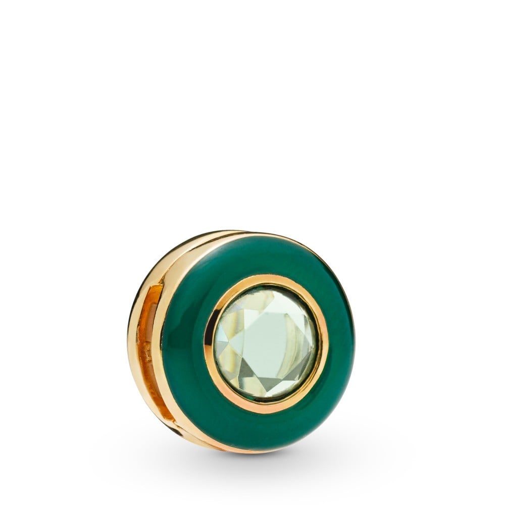 Reflexions Radiant Green Circle Clip