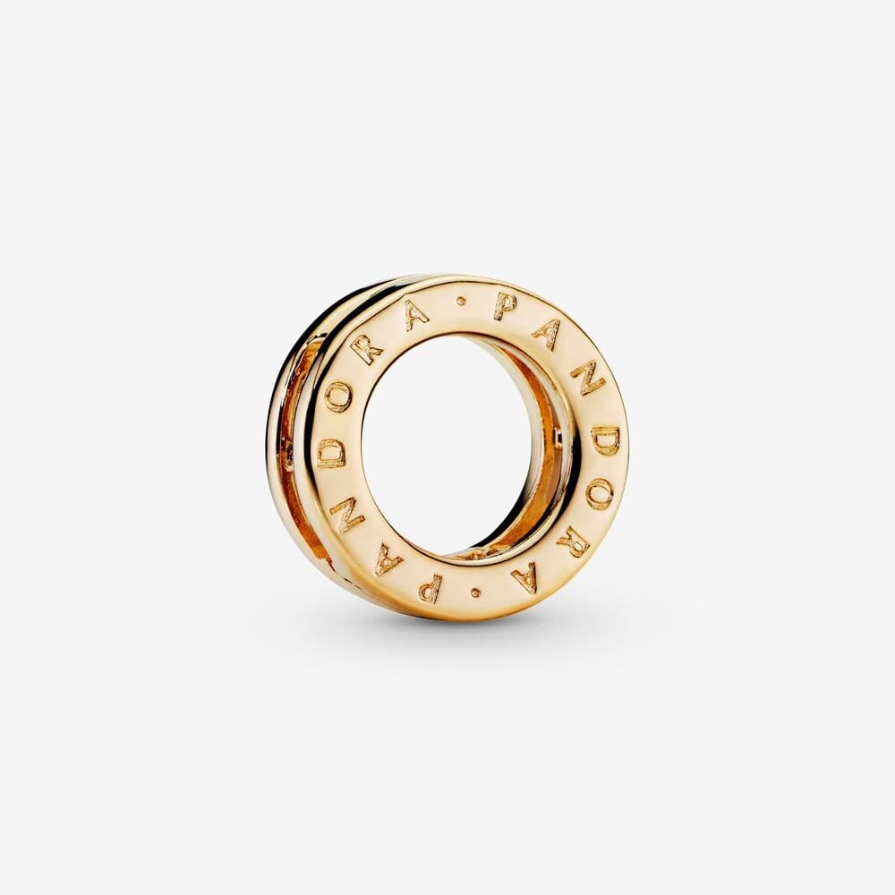 Pandora Logo Circle Clip Charm 768670C00 768670 — Foto 1 von 1