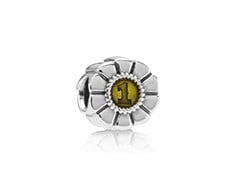 Silver Charm with Enamel