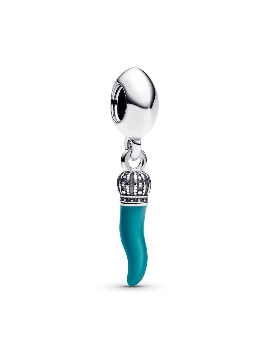 Turquoise Lucky Horn Dangle Charm