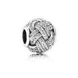Shimmering Knot Charm