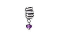 February Birthstone Dangle, Amethyst