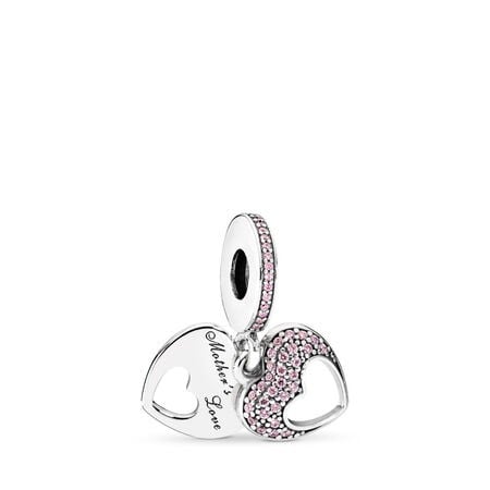 Hearts Mothers Love Dangle Charm