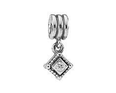 Pandora Hanging Diamond Shape CZ Charm 79254CZ 790254CZ / 790254C — photo 1 of 2