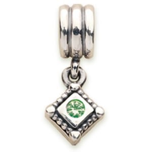 Hanging Diamond Shape GCZ Charm