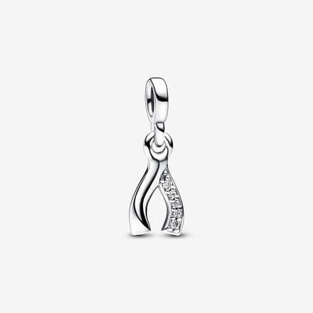 Pandora ME Wishbone Mini Dangle Charm 792803C01 792803 — Foto 1 von 1