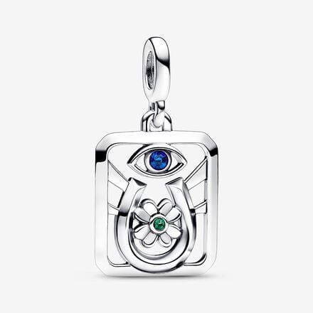 Pandora ME Tarot Card Medallion Charm