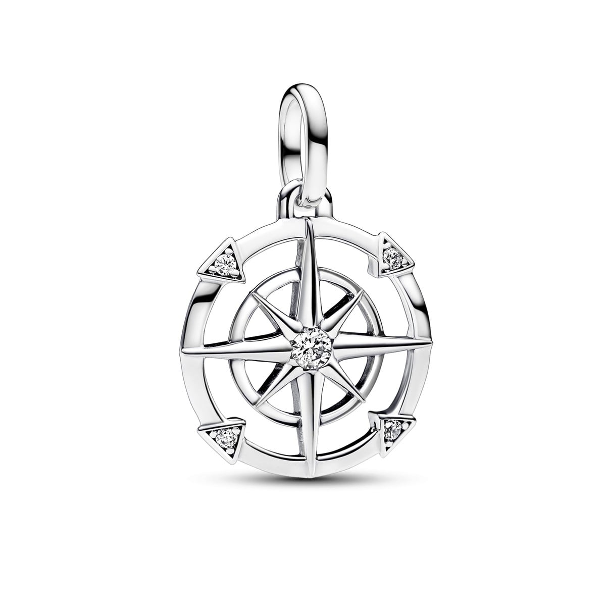 Compass Medallion Charm