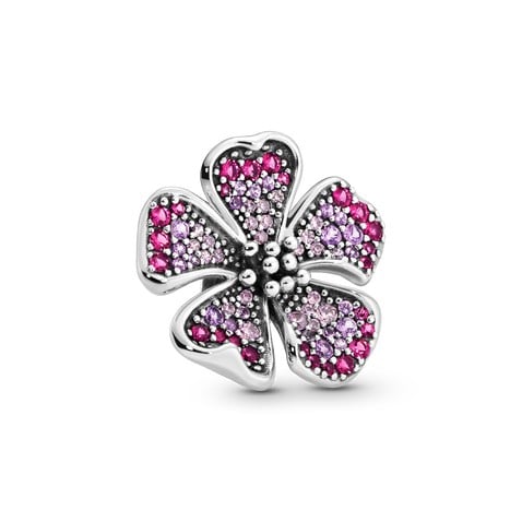 Big Peach Blossom Flower Charm