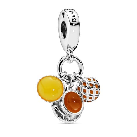 Egg Tart, Milk Tea & Pineapple Bun Dangle Charm