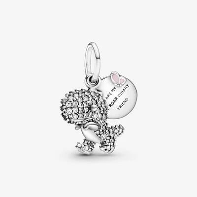 Pavé Dinosaur Dangle Charm