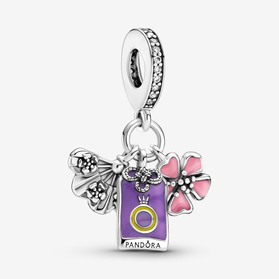 Sakura, Omamori & Fan Dangle Charm