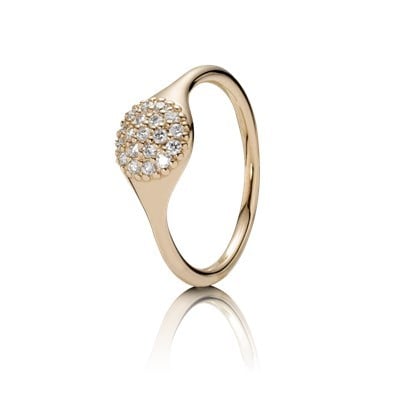 LP RG pave ring 0.19 ct