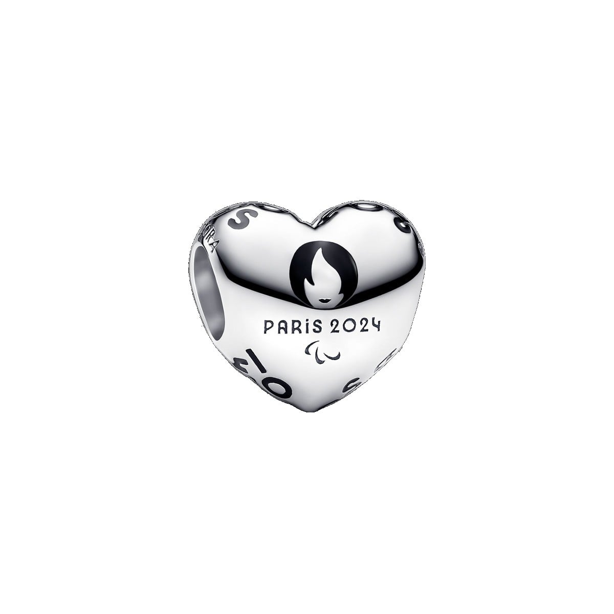 Paris 2024 Paralympic Games Heart Charm