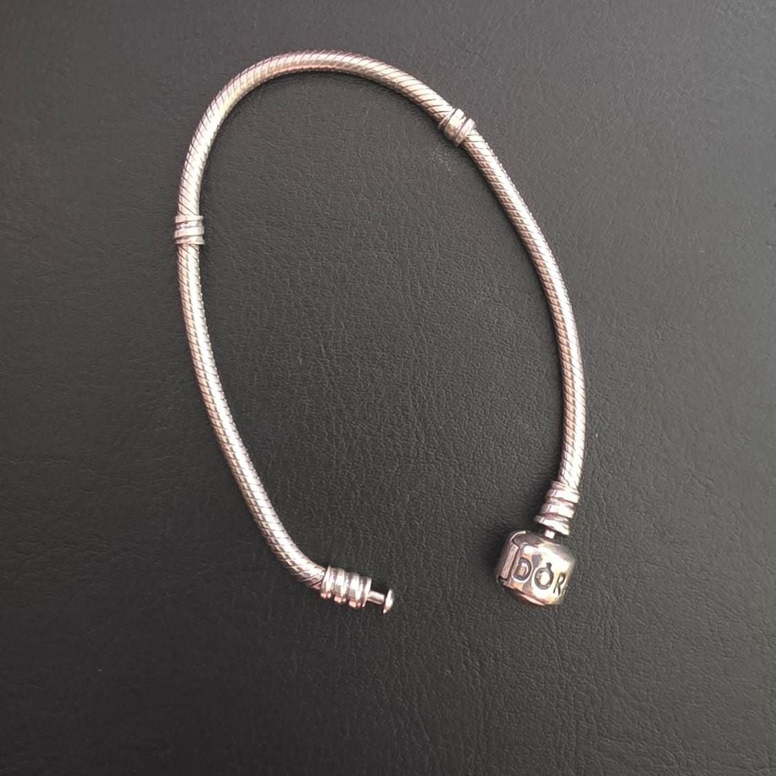 Schlangen-Gliederarmband mit Kugelverschluss — Guter Zustand (VG) Armbänder