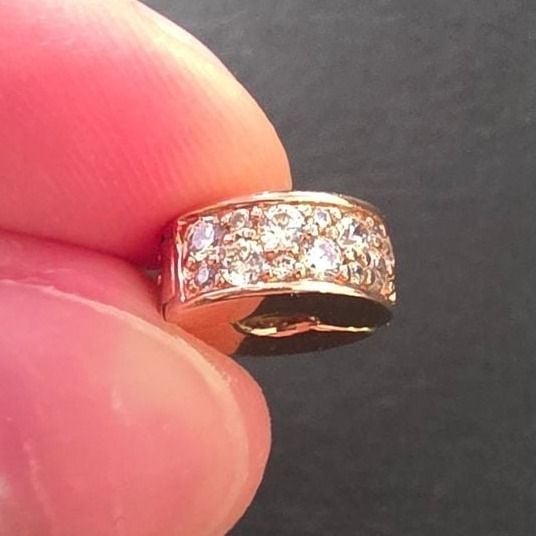 Clear Pavé Clip — Excellent (M-) Necklaces & pendants