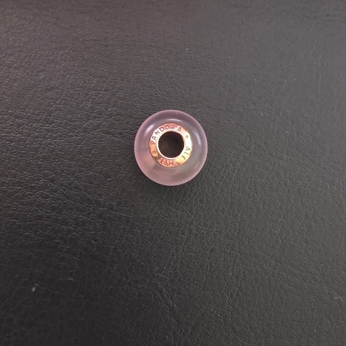 Mattes Rosafarbenes Murano-Glas Charm — Very Good / Fine (VG+) Ketten & Anhänger