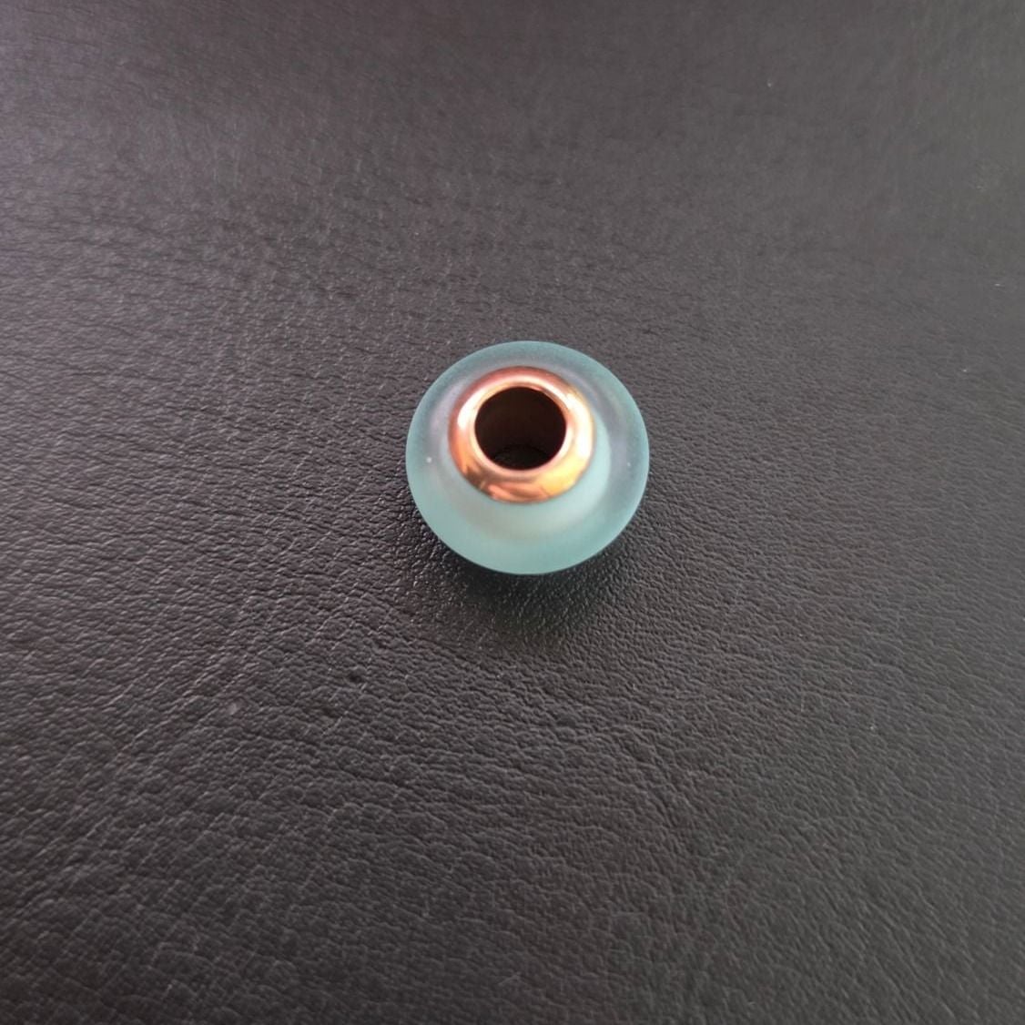Matte Light Blue Murano Glass Charm — Very good / fine (VG+) Necklaces & pendants